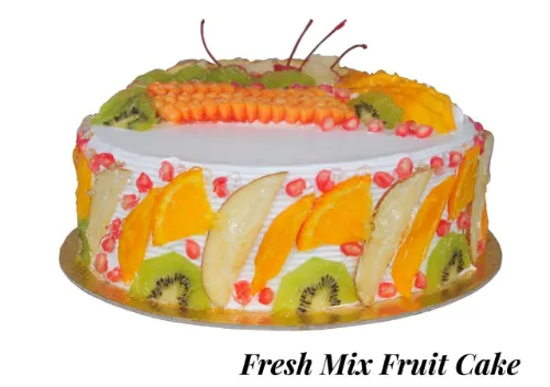 FRESH MIX FRUIT CAKE (1/2 KG)